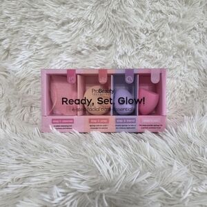 ProBeauty Essentials Ready, Set, Glow! 4 Step Facial Care Essentials Sponges